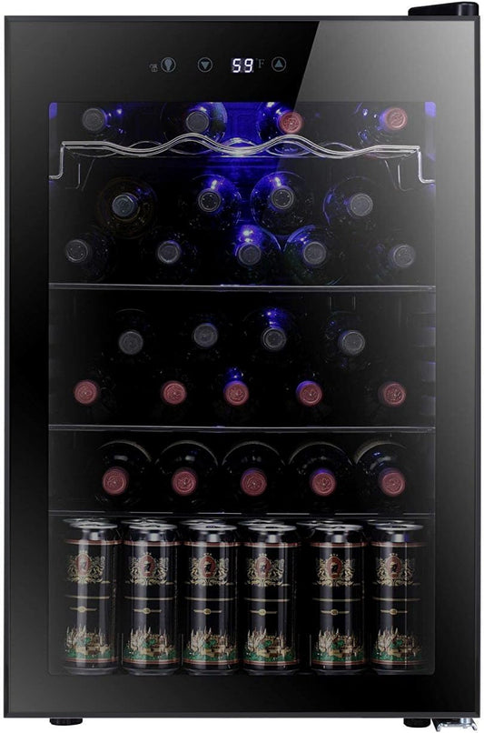 Antarctic Star 36 Bottle Wine Cooler Refrigerator Black