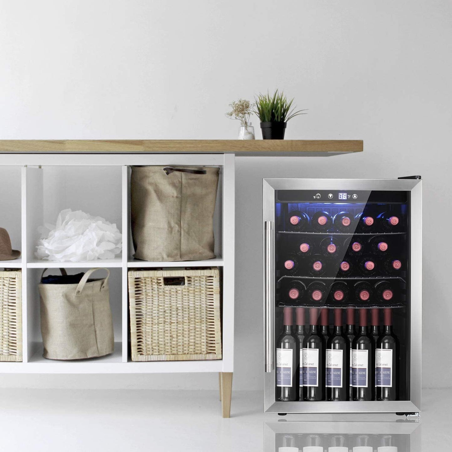 Antarctic Star 36 Bottle Wine Cooler Stainless Steel