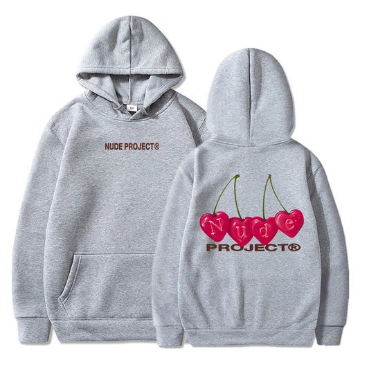 Nude Project-Sudadera con capucha para hombre y mujer, ropa de marca Y2K, moda Vintage, informal, 2025